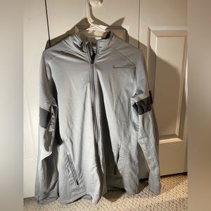 Men’s large Nike dry fit active wear full zip up running jacket